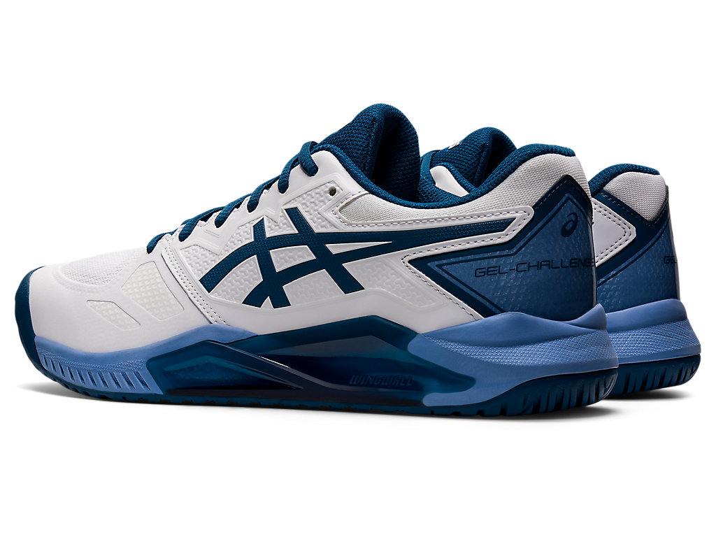 Pánské Tenisové Boty Asics Gel-Challenger 13 Bílé Světle Indigo | 8634-KCQDT