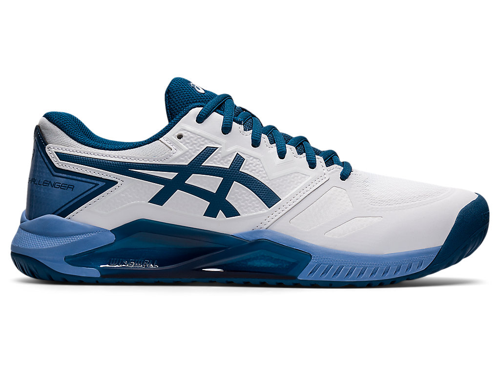 Pánské Tenisové Boty Asics Gel-Challenger 13 Bílé Světle Indigo | 8634-KCQDT