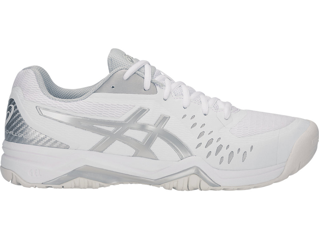 Pánské Tenisové Boty Asics Gel-Challenger 12 Bílé Stříbrné | 8725-FPGJR