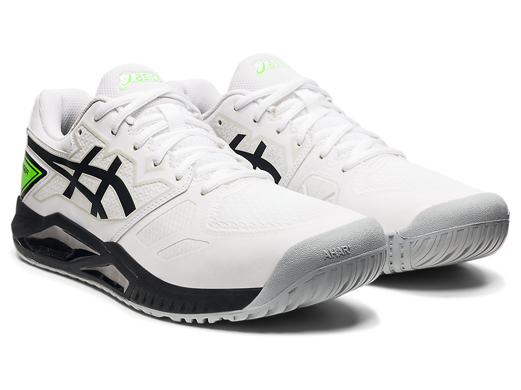 Pánské Tenisové Boty Asics Gel-Challenger 13 Bílé Zelene | 9782-HIXKV