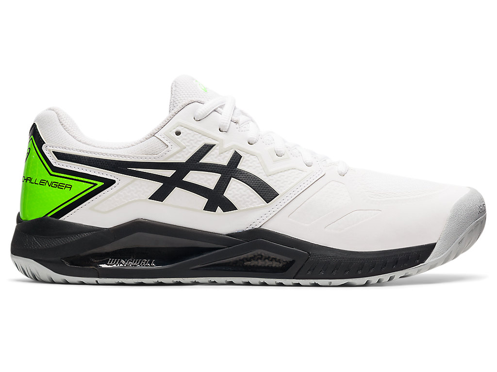 Pánské Tenisové Boty Asics Gel-Challenger 13 Bílé Zelene | 9782-HIXKV