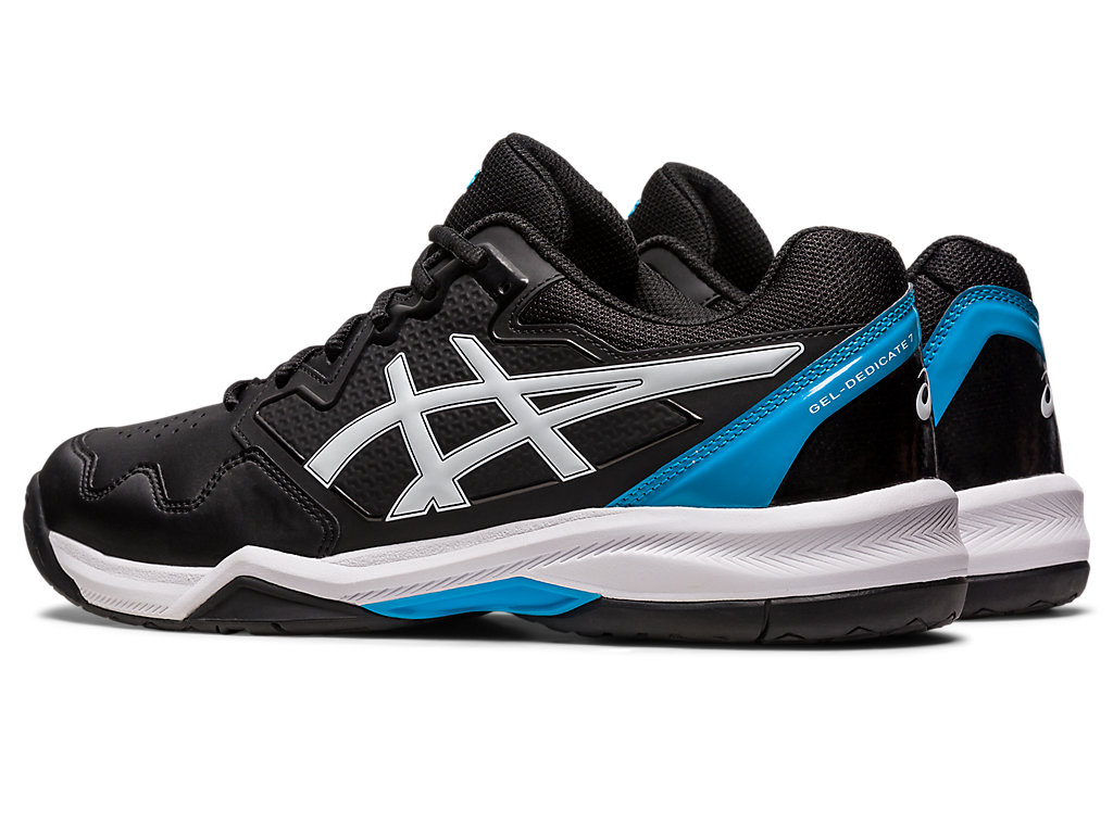 Pánské Tenisové Boty Asics Gel-Dedicate 7 Černé Blankyt | 2517-RPMHW