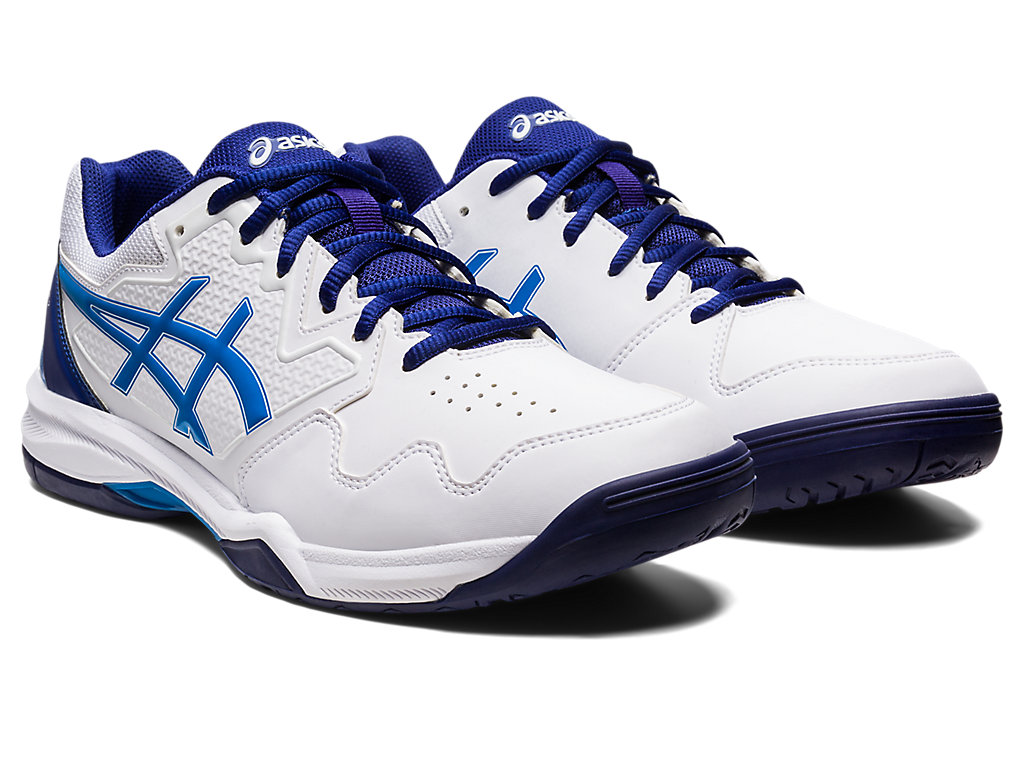 Pánské Tenisové Boty Asics Gel-Dedicate 7 Bílé Blankyt | 4623-TUJMF