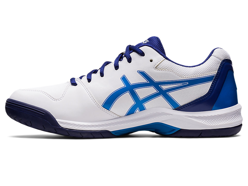 Pánské Tenisové Boty Asics Gel-Dedicate 7 Bílé Blankyt | 4623-TUJMF