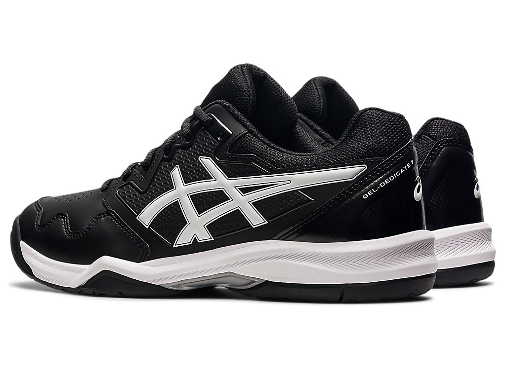 Pánské Tenisové Boty Asics Gel-Dedicate 7 Černé Bílé | 9142-IEUSY