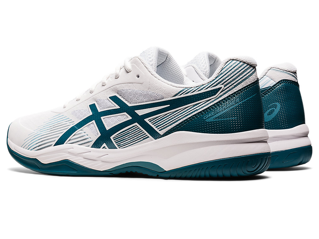 Pánské Tenisové Boty Asics Gel-Game 8 Bílé Tmavě Zelene | 3617-ZLJDF