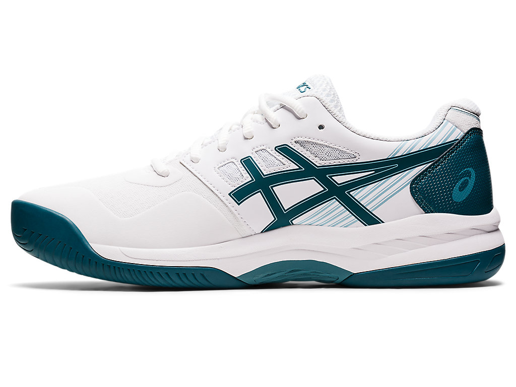 Pánské Tenisové Boty Asics Gel-Game 8 Bílé Tmavě Zelene | 3617-ZLJDF