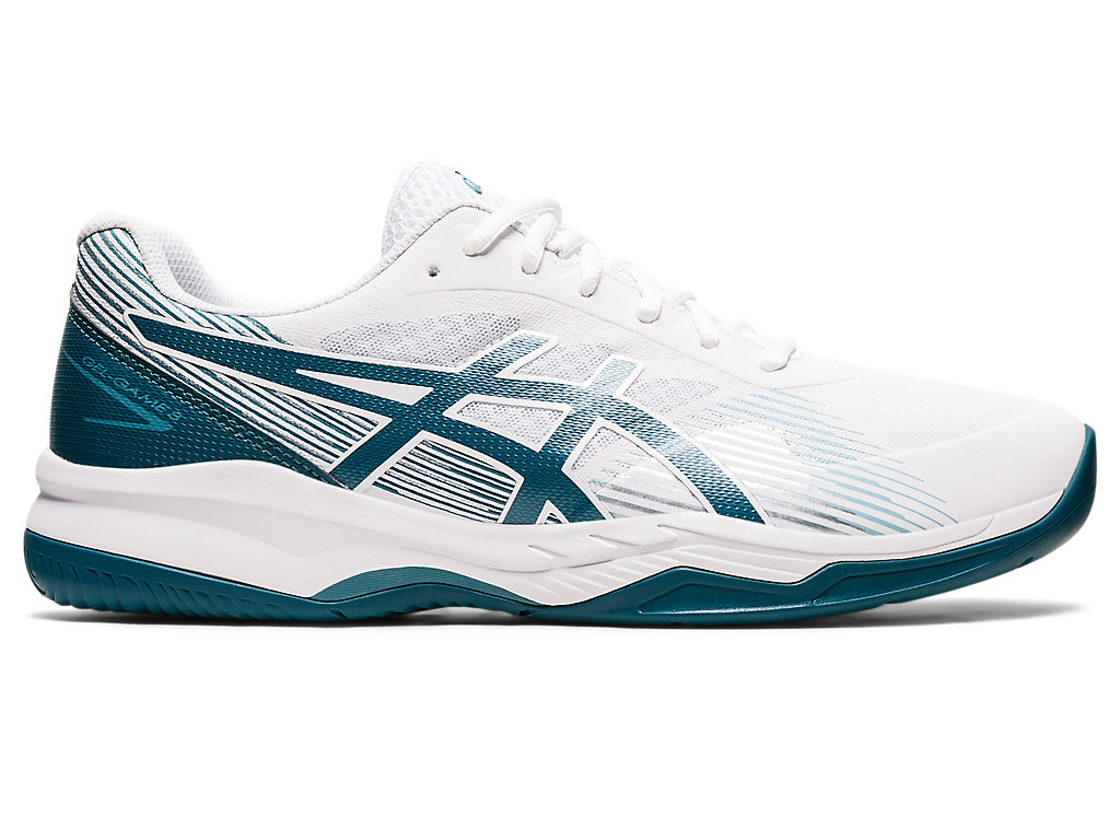 Pánské Tenisové Boty Asics Gel-Game 8 Bílé Tmavě Zelene | 3617-ZLJDF