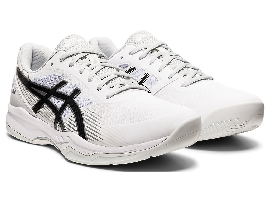 Pánské Tenisové Boty Asics Gel-Game 8 Bílé Černé | 7143-ALUQG