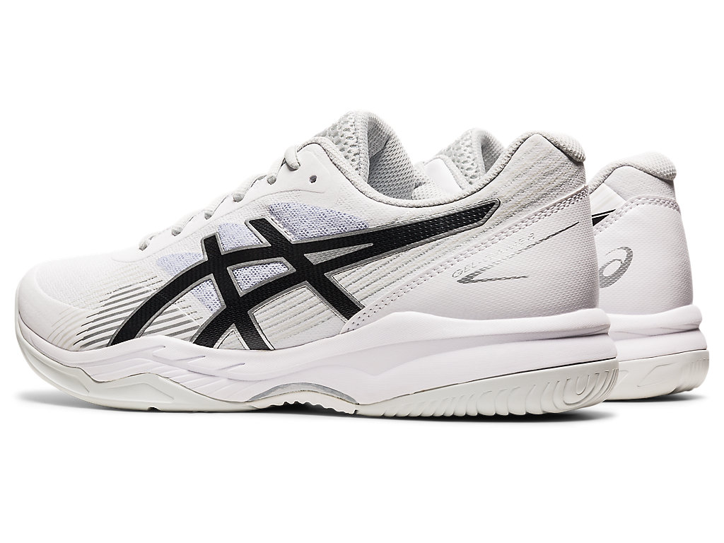 Pánské Tenisové Boty Asics Gel-Game 8 Bílé Černé | 7143-ALUQG