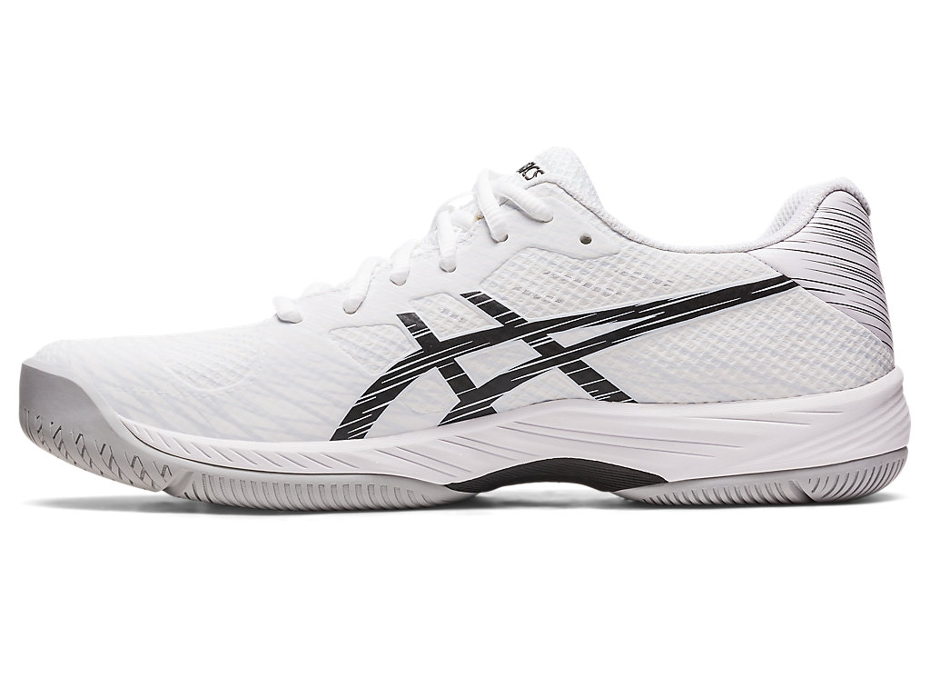 Pánské Tenisové Boty Asics Gel-Game 9 Bílé Černé | 9250-NXQUC