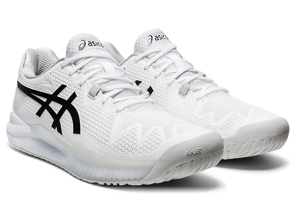 Pánské Tenisové Boty Asics Gel-Resolution 8 Bílé Černé | 5624-JIFQG