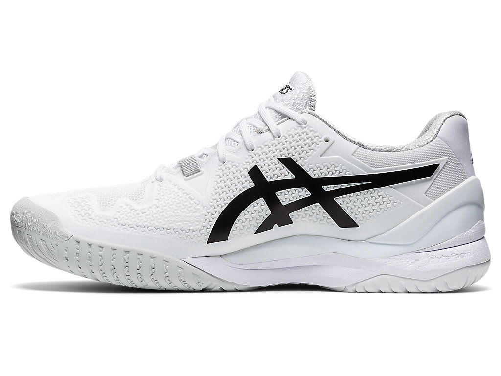 Pánské Tenisové Boty Asics Gel-Resolution 8 Bílé Černé | 5624-JIFQG