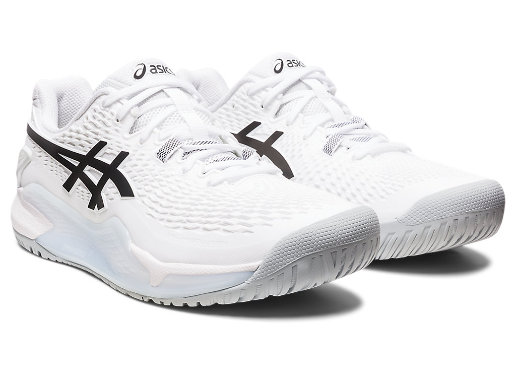 Pánské Tenisové Boty Asics Gel-Resolution 9 Bílé Černé | 6507-DPCLF