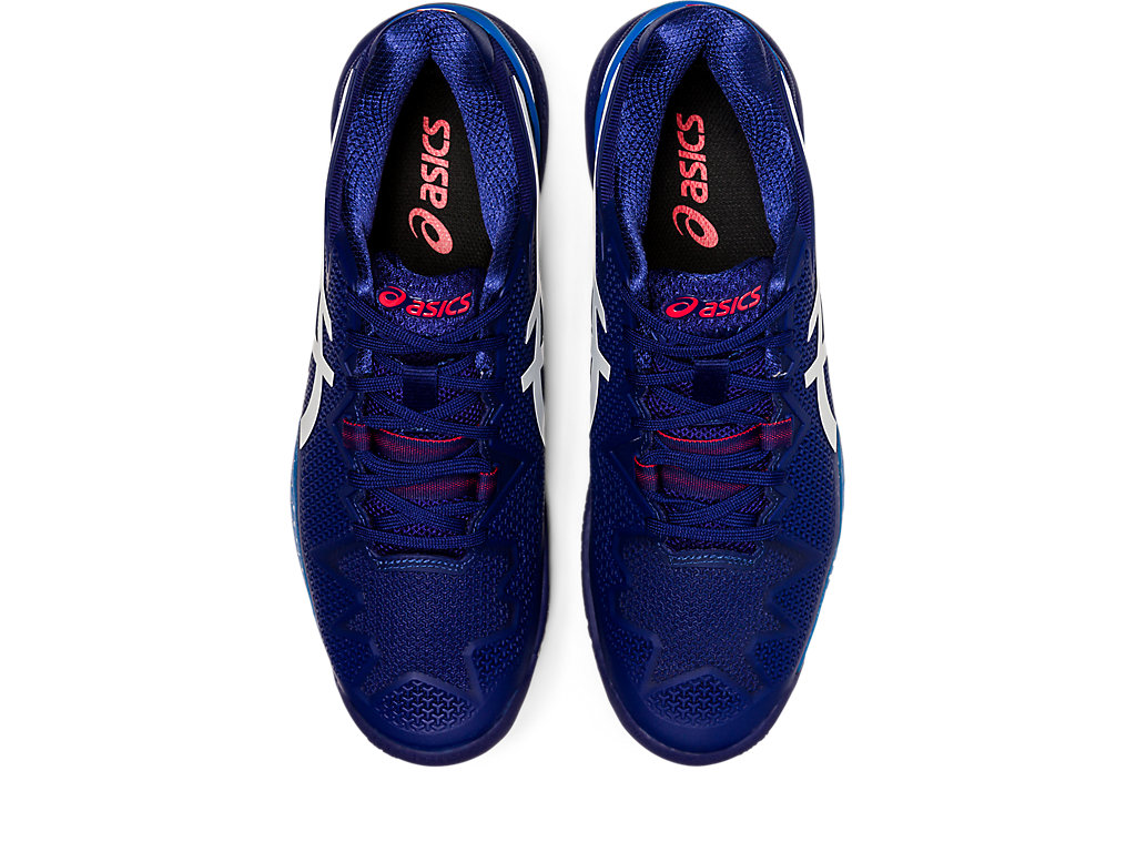 Pánské Tenisové Boty Asics Gel-Resolution 8 Blankyt Bílé | 7351-XSKEA