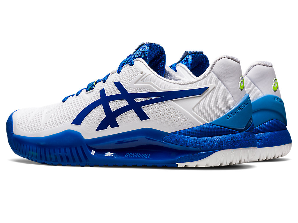 Pánské Tenisové Boty Asics Gel-Resolution 8 Bílé Blankyt | 8371-KDQPL