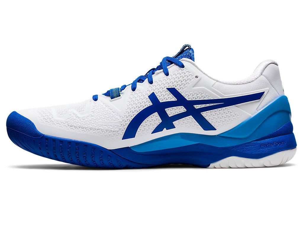 Pánské Tenisové Boty Asics Gel-Resolution 8 Bílé Blankyt | 8371-KDQPL