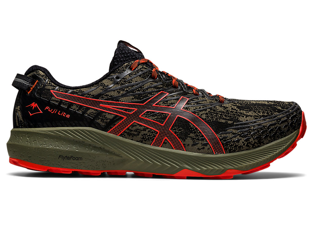 Pánské Trailové Běžecké Boty Asics Fuji Lite 3 Zelene Růžové | 8254-VACUG