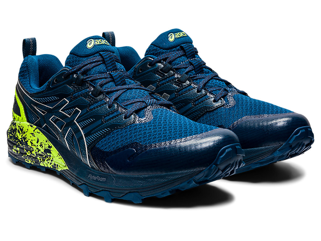 Pánské Trailové Běžecké Boty Asics Gel-Trabuco Terra Blankyt Stříbrné | 0416-INABC