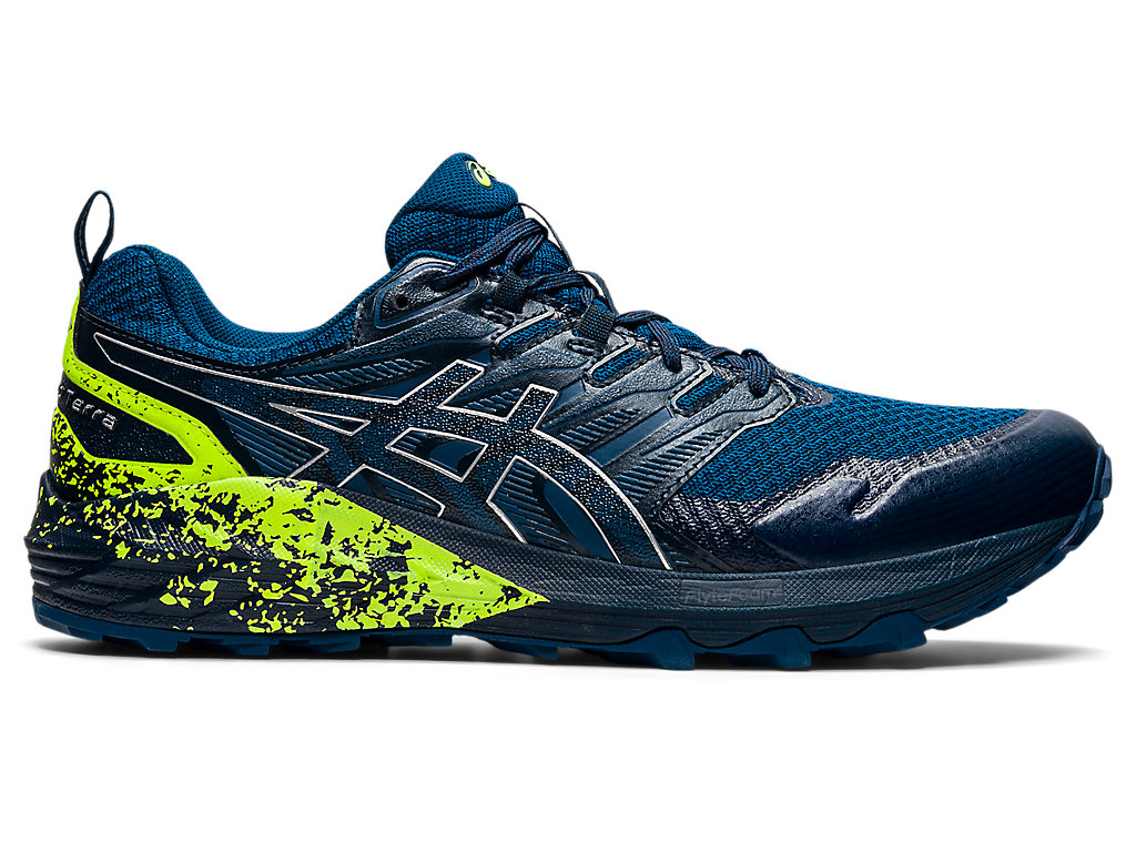 Pánské Trailové Běžecké Boty Asics Gel-Trabuco Terra Blankyt Stříbrné | 0416-INABC