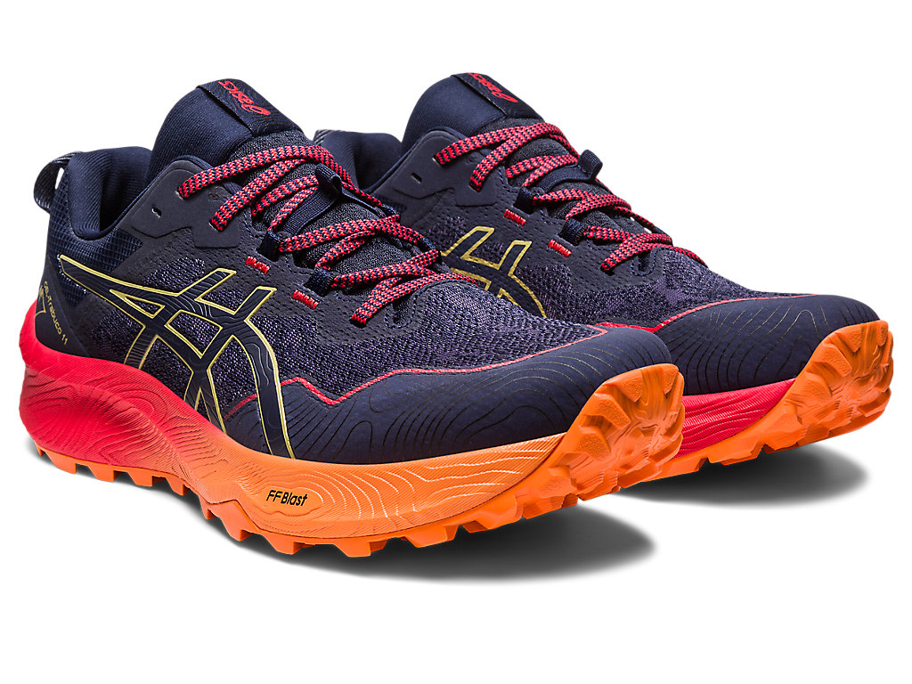 Pánské Trailové Běžecké Boty Asics Gel-Trabuco 11 Indigo Blankyt Olivy Zelené | 5407-FUVTD