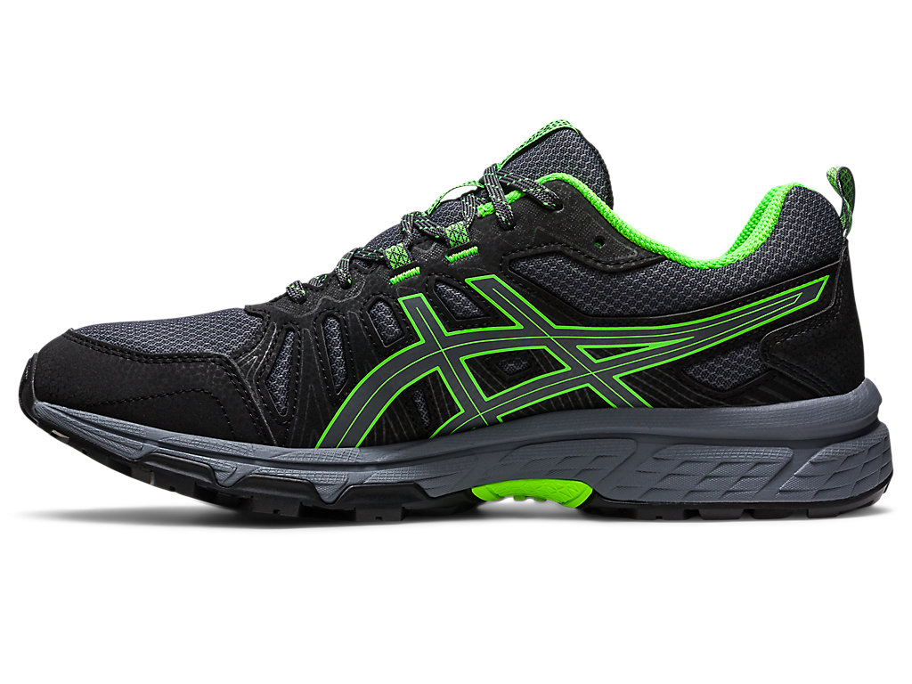 Pánské Trailové Běžecké Boty Asics Gel-Venture 7 (4E) Tmavě Šedé Zelene | 0584-ZIVQB