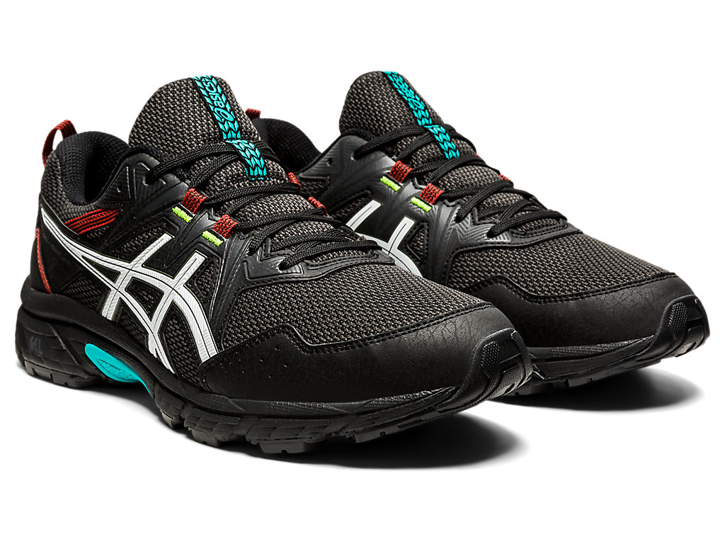 Pánské Trailové Běžecké Boty Asics Gel-Venture 8 Tmavě Šedé Bílé | 0938-JGXIS