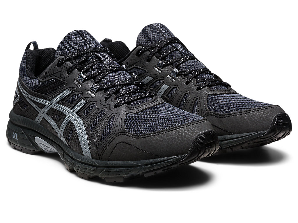 Pánské Trailové Běžecké Boty Asics Gel-Venture 7 Tmavě Šedé | 1387-PFBKI