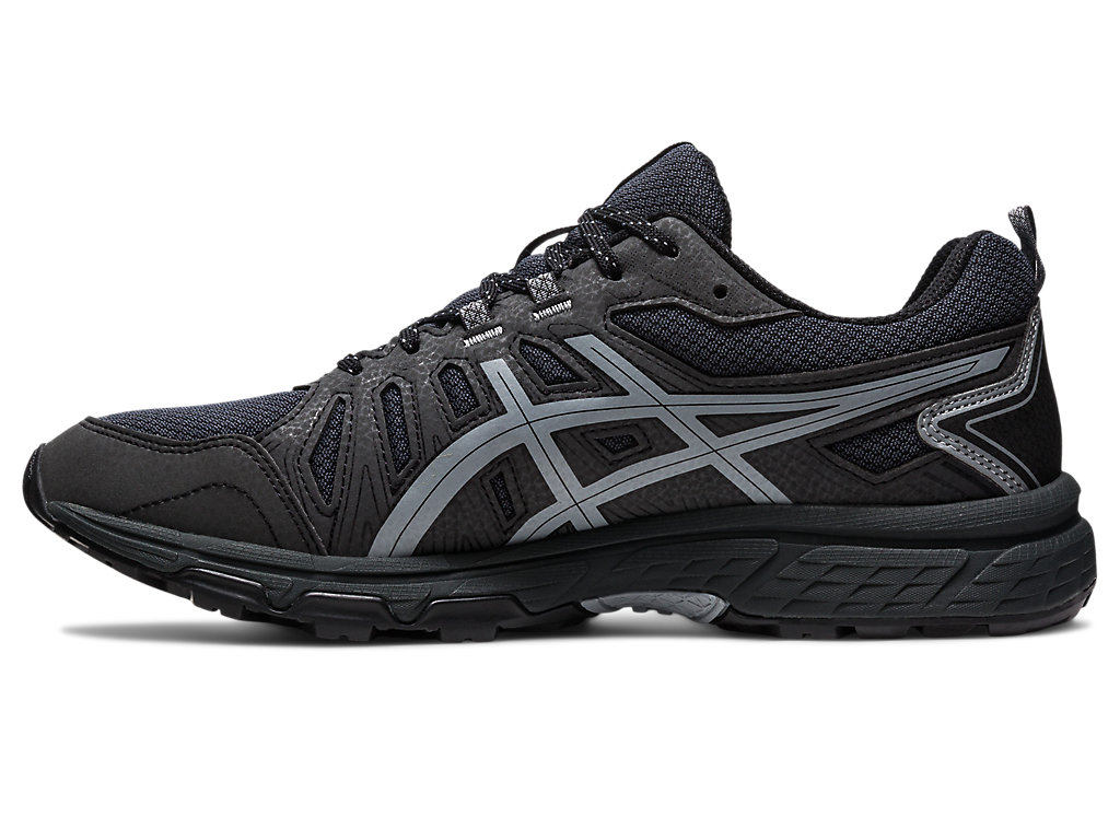 Pánské Trailové Běžecké Boty Asics Gel-Venture 7 Tmavě Šedé | 1387-PFBKI