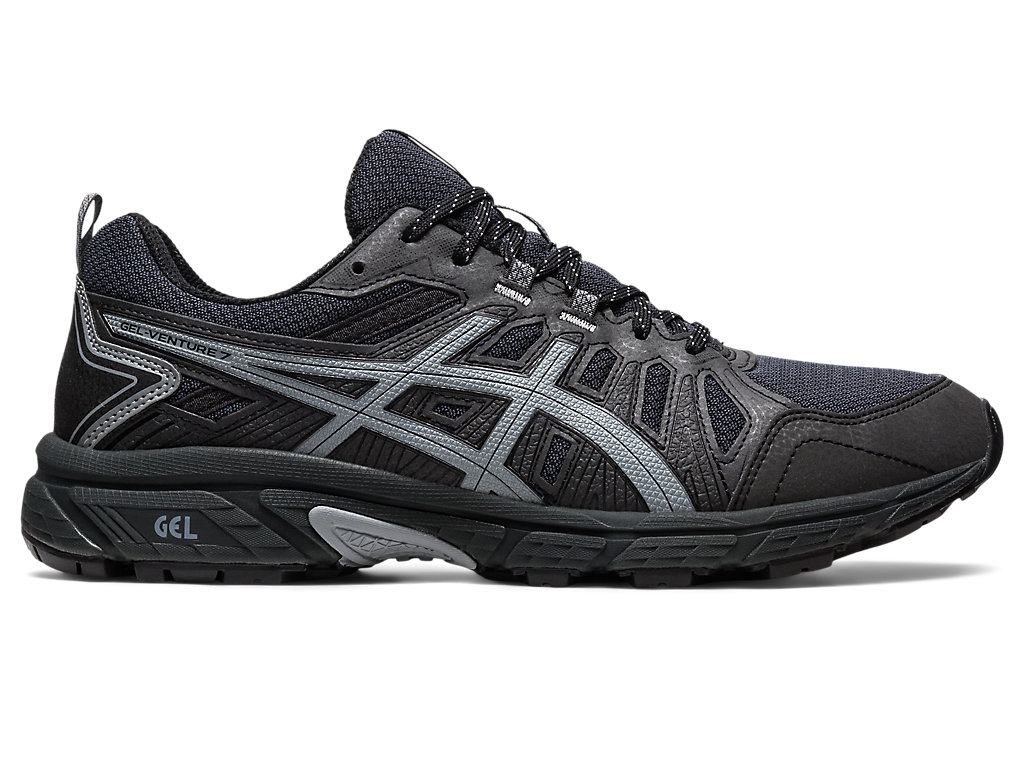 Pánské Trailové Běžecké Boty Asics Gel-Venture 7 Tmavě Šedé | 1387-PFBKI