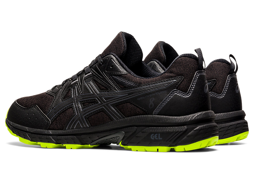 Pánské Trailové Běžecké Boty Asics Gel-Venture 8 Černé Šedé | 1405-SCNFP