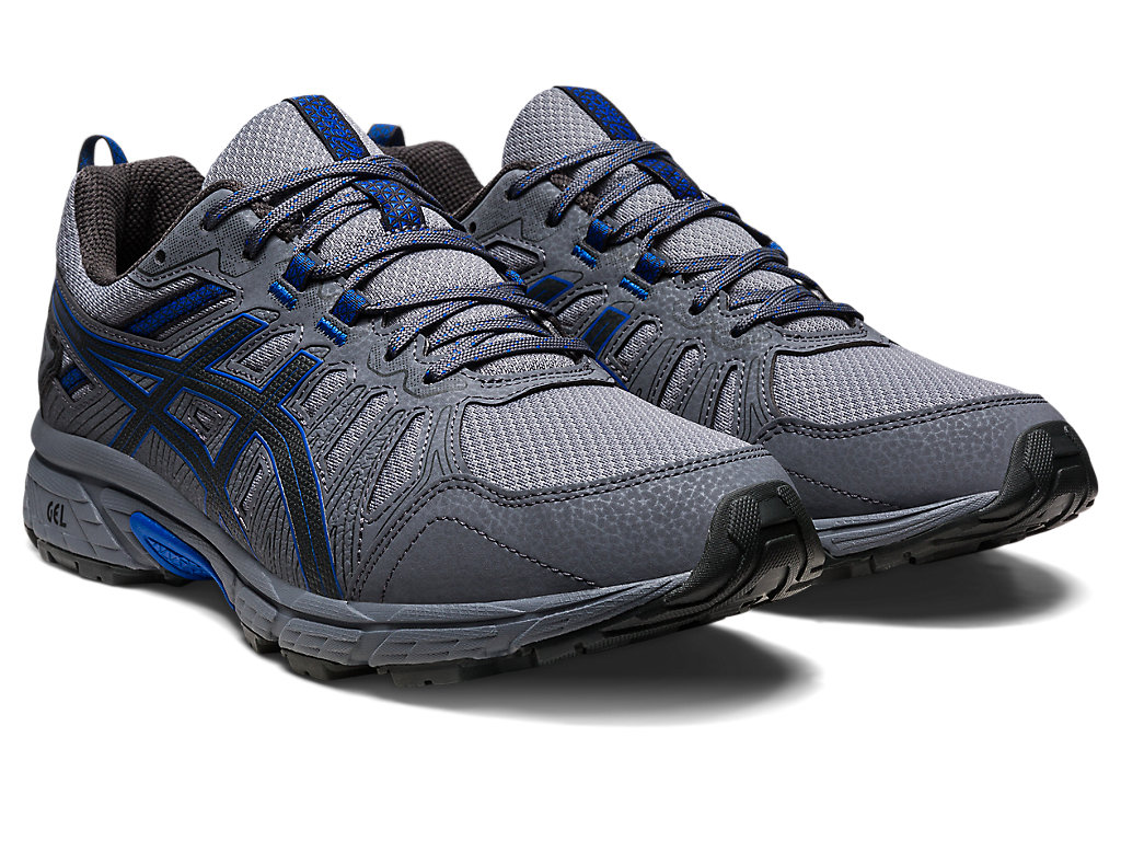 Pánské Trailové Běžecké Boty Asics Gel-Venture 7 Šedé Tmavě Šedé | 2179-QBMTZ