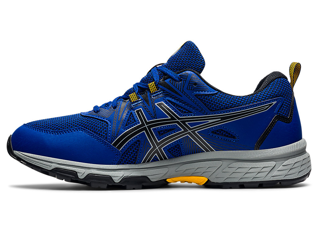 Pánské Trailové Běžecké Boty Asics Gel-Venture 8 (4E) Blankyt Černé | 2614-CZPOM