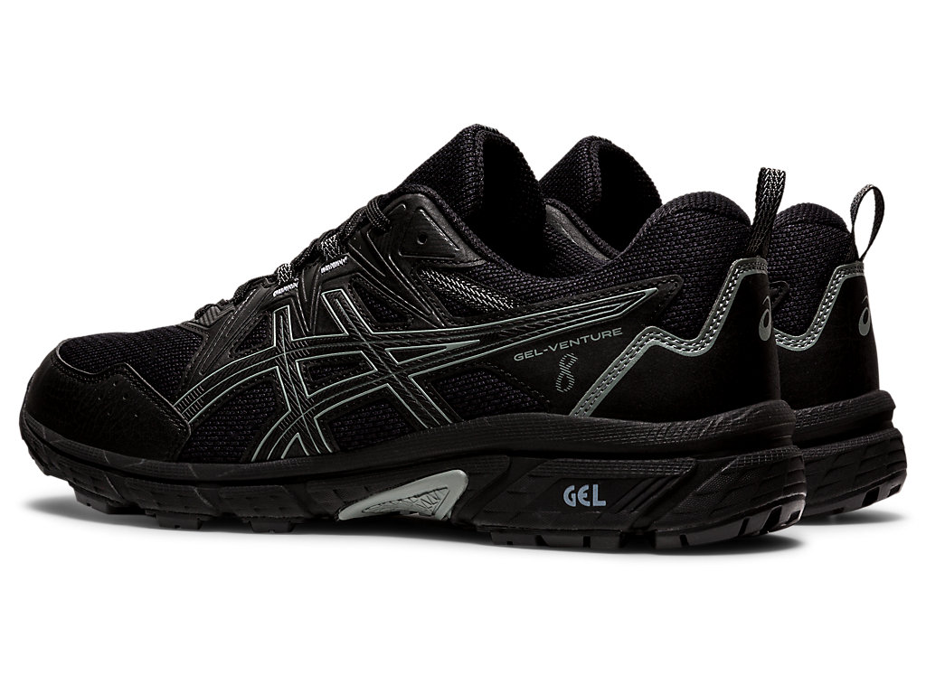 Pánské Trailové Běžecké Boty Asics Gel-Venture 8 Černé Černé | 2685-JZEUR