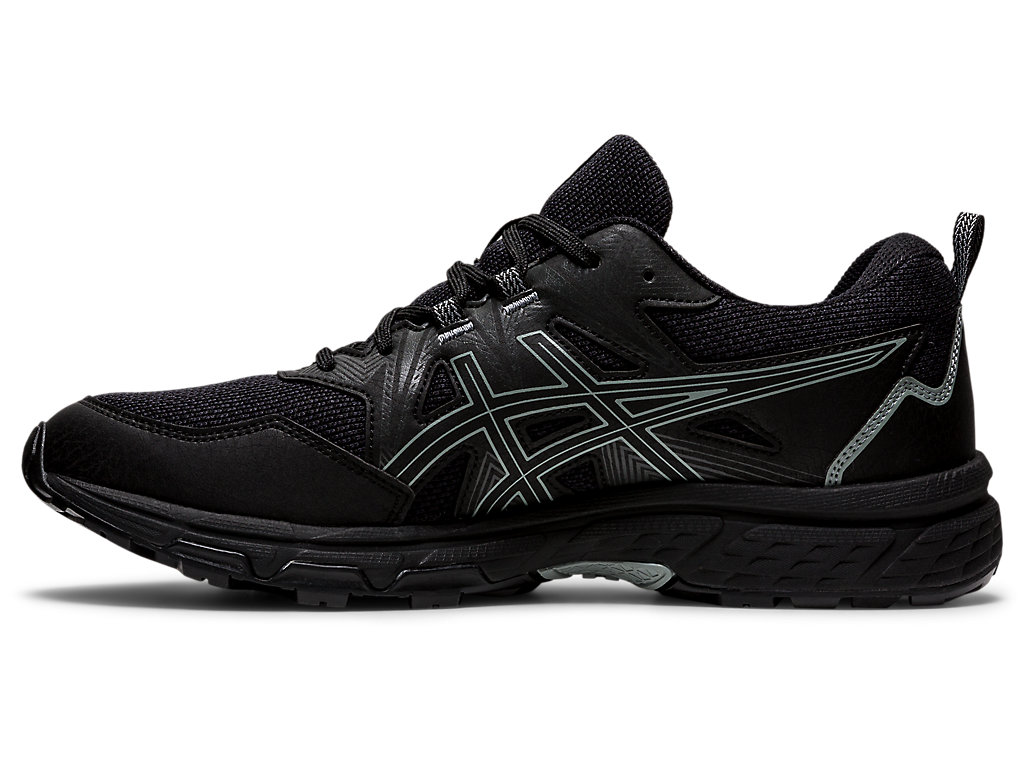 Pánské Trailové Běžecké Boty Asics Gel-Venture 8 Černé Černé | 2685-JZEUR