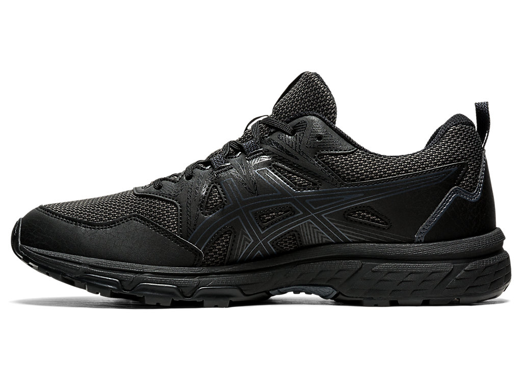 Pánské Trailové Běžecké Boty Asics Gel-Venture 8 Černé Černé | 3506-XATHN