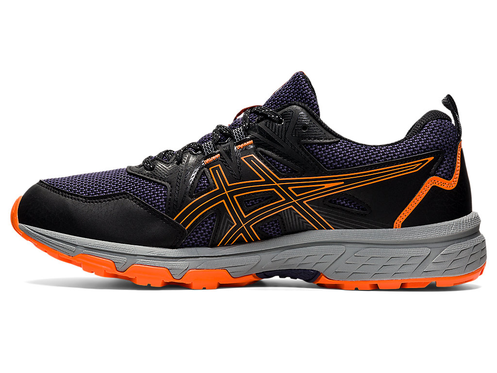 Pánské Trailové Běžecké Boty Asics Gel-Venture 8 Černé Oranžové | 3891-PVMEU