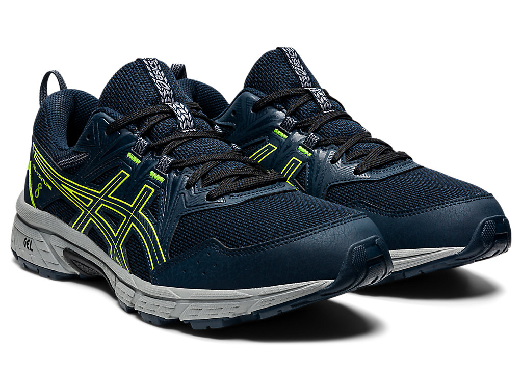 Pánské Trailové Běžecké Boty Asics Gel-Venture 8 Blankyt Zelene | 6471-QRFJM