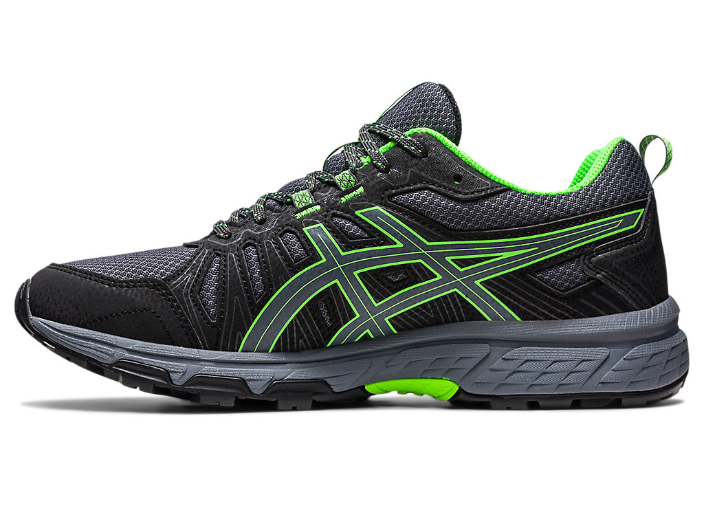 Pánské Trailové Běžecké Boty Asics Gel-Venture 7 Tmavě Šedé Zelene | 6581-QDRLC