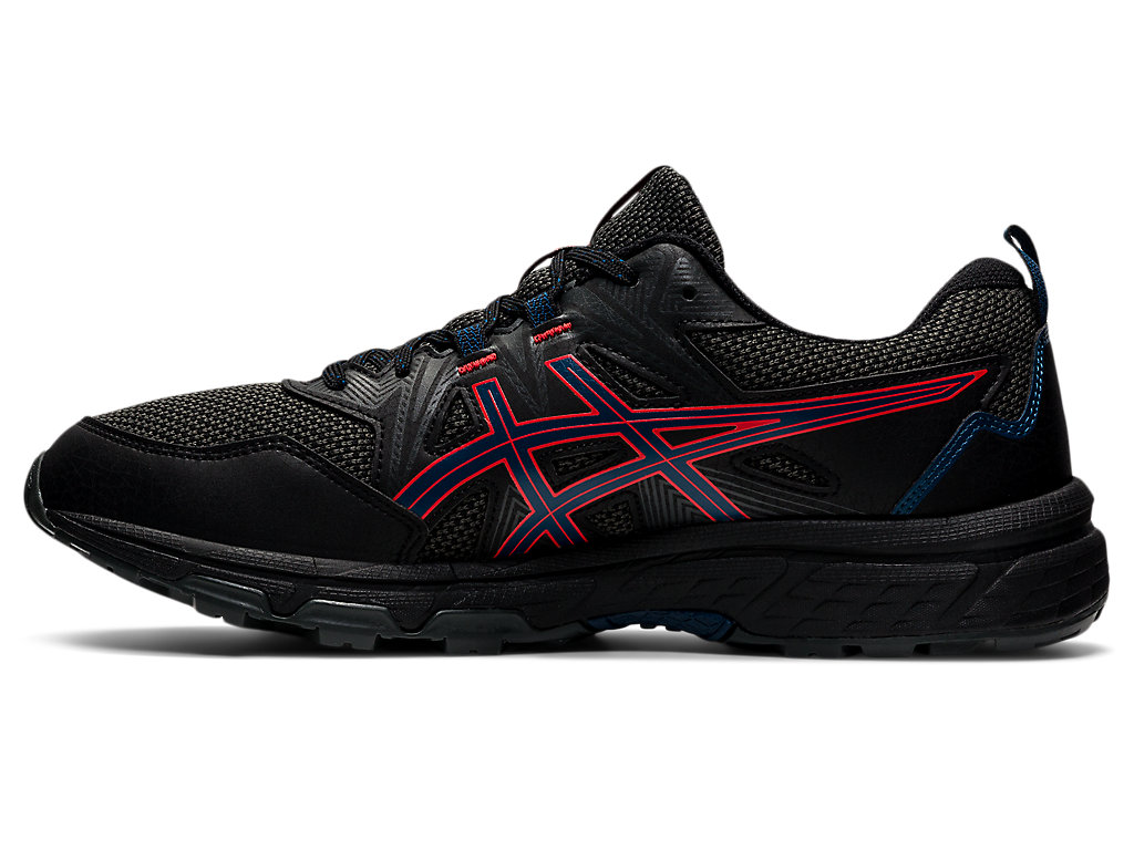 Pánské Trailové Běžecké Boty Asics Gel-Venture 8 Černé Červené | 8476-SURNH