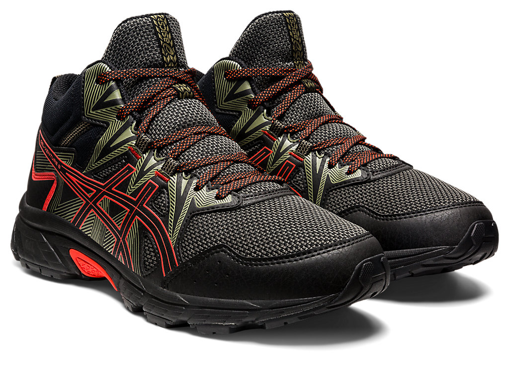 Pánské Trailové Běžecké Boty Asics Gel-Venture 8 Mt Černé Růžové | 8972-SFVZD