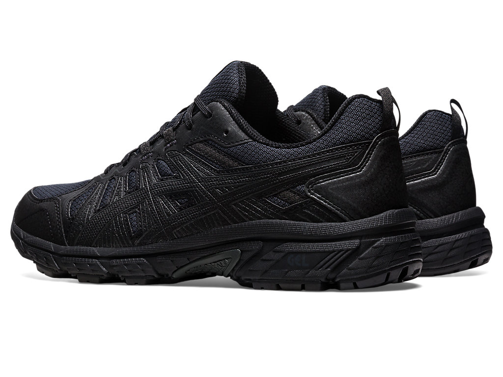 Pánské Trailové Běžecké Boty Asics Gel-Venture 7 (4E) Černé Černé | 9376-HBDMO