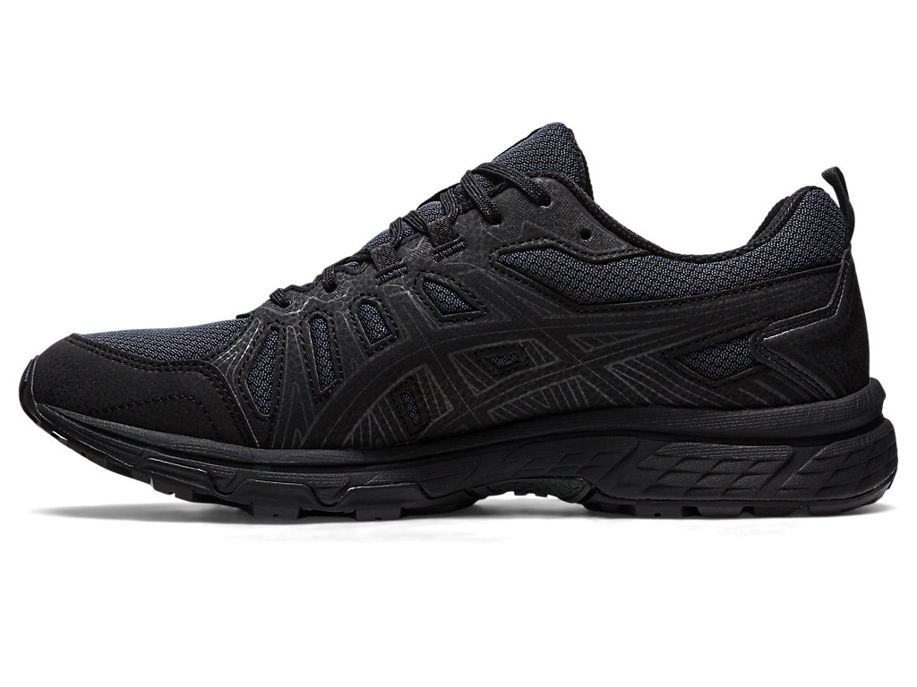 Pánské Trailové Běžecké Boty Asics Gel-Venture 7 (4E) Černé Černé | 9376-HBDMO