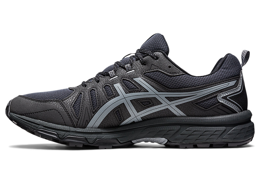 Pánské Trailové Běžecké Boty Asics Gel-Venture 7 (4E) Tmavě Šedé | 9803-QKOYD