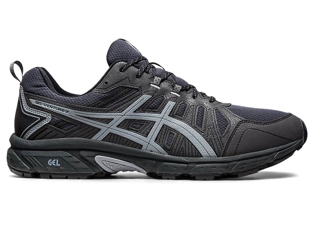 Pánské Trailové Běžecké Boty Asics Gel-Venture 7 (4E) Tmavě Šedé | 9803-QKOYD