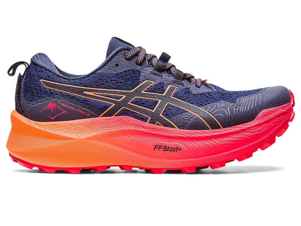 Pánské Trailové Běžecké Boty Asics Trabuco Max 2 Černé | 0486-FOACK