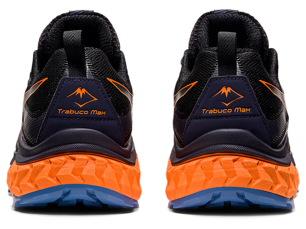 Pánské Trailové Běžecké Boty Asics Trabuco Max Černé Oranžové | 6084-FSXAJ