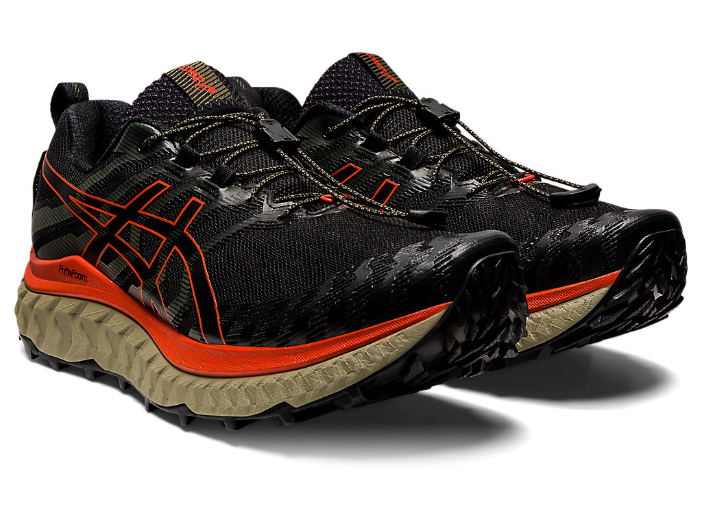 Pánské Trailové Běžecké Boty Asics Trabuco Max Černé Růžové | 6450-ZHKAG