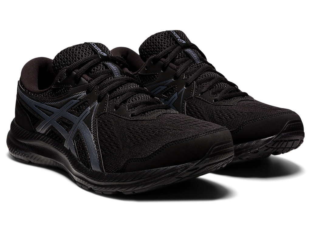 Pánské Trekové Boty Asics Gel-Contend 7 (4E) Černé Šedé | 9481-KAMBU