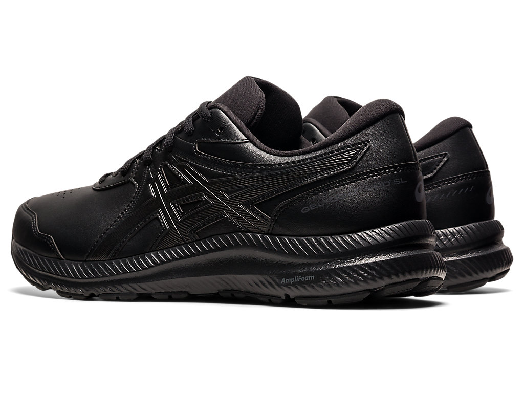 Pánské Trekové Boty Asics Gel-Contend Walker (4E) Černé Černé | 9210-YGJFQ